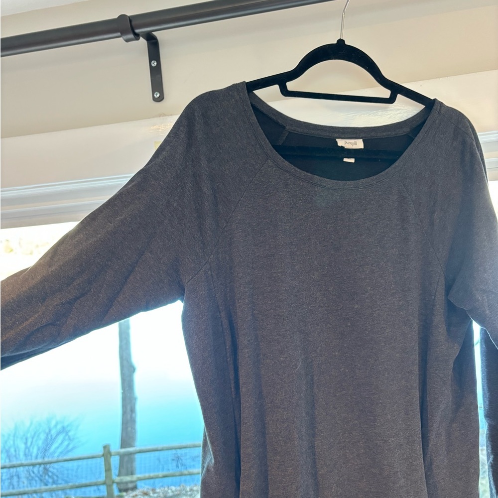 Pure Jill size large gray dress